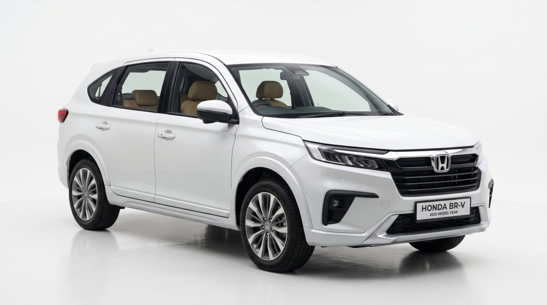 Honda BR-V, studio photograph on a plain background